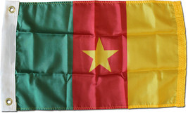 Cameroon - 12&quot;X18&quot; Nylon Flag - £16.99 GBP