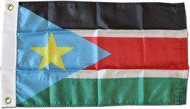 South Sudan - 12&quot;X18&quot; Nylon Flag - £17.06 GBP