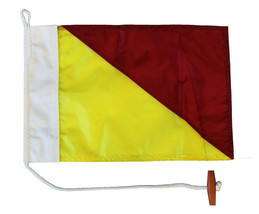 Letter O -  Nautical Code Signal Nylon Flag - £57.45 GBP