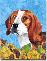 Beagle (Dog Days of Summer) - 11"x15" 2-Sided Garden Banner - $18.00