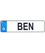 Ben - European License Plate (Germany) - £7.03 GBP