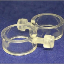 Mounting Rings (clear)- Stationary (for 1&quot; pole) - £2.16 GBP