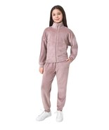 Mondetta Girls Boys Tracksuit Purple 2-Piece Full-Zip Jacket Jogger Pockets - $42.99