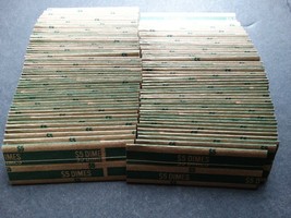 500 Dime Coin Striped Wrappers - $11.99