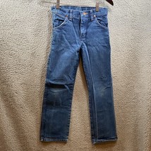 WRANGLER - Boys Size 10 Reg-Adjustable Waist-Blue Denim Jeans (13MWZBP) - £8.49 GBP