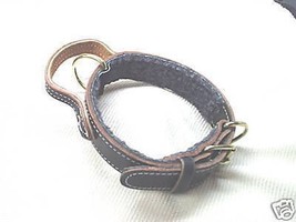 11/2 Padded Leather Collar k9 Schutzhund Police K-9 Custom Made Size Color Etc - $41.04