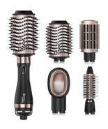 Nicebay by Whall 4 In 1 Hot Air Brush Black Hair Dryer With Attachments - $29.69