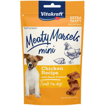 Vitakraft Meaty Morsels Mini Chicken &amp; Sweet Potato Dog Treats - High Me... - $3.91+