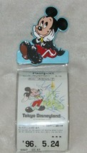 Magic Kingdom Club Mickey Mouse Disney Passport Holder Pin Tokyo Disneyland 1996 - £31.02 GBP