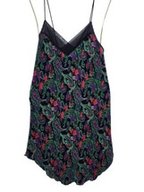 Lucie Ann II Small Floral Ribbed Chemise Slip Nightie Dress Lace Made In... - $34.99