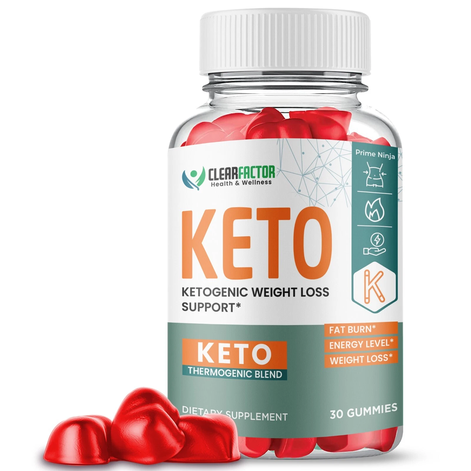 ClearFactor Keto ACV Gummies, Clear Factor ACV Max Strength Formula (1 P... - $67.99