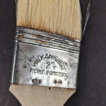 Vulkanisiert 2 Inch Paint Brush Reine Borsten German Painters Wood Handle - £12.77 GBP