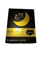 Always ZZZ Period Underwear 360° Overnight Disposable S/M - 1 Box of 3 Underwear - £12.07 GBP