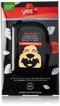 &quot;yes to&quot; Tomatoes Detoxifying Charcoal Paper Mask Beauty Box 10 Count - £7.91 GBP