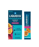 Liquid I.V.® Hydration Multiplier - Passion Fruit | Electrolyte Powder D... - $277.00 MXN