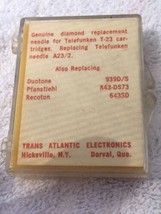 Phonograph Stylus Needle for Telefunken T-23/2 &amp; A23/2 &amp; Others List In ... - $14.80