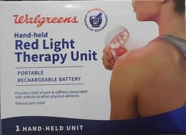 Walgreens Hand- held Red Light Therapy Unit Portable Rechargeable Battery - £20.50 GBP