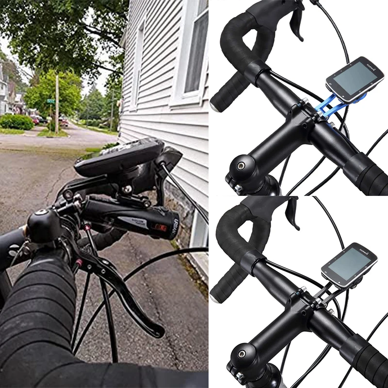 Sporting Teyssor Adjustable Out Front Bike Computer Combo Extended Mount for Gar - £26.37 GBP