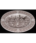 222 Fifth SLICE OF LIFE PATTERN Large 14 3/4&quot; San Francisco OVAL PLATTER - £193.94 GBP