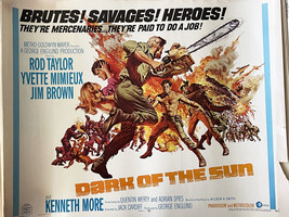 Dark of the Sun 1968 vintage movie poster - £78.69 GBP