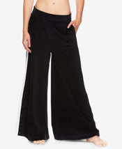 Gaiam Womens Activewear Jessica Biel Delancey Velour Wide Leg Pants,Black,Small - £63.65 GBP