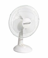 Brentwood Kool Zone Oscillating Desk Fan 3-Speed 12-inch White - $54.25 CAD