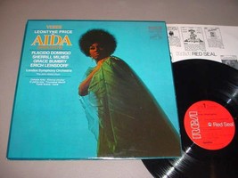 Verdi Aida Highlights Lp Leontyne Price, Placido Domingo, Erich Leinsdorf - £10.01 GBP