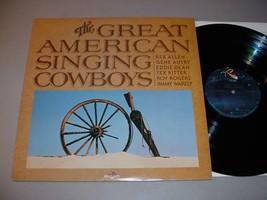 Great American Singing Cowboys Sealed Lp Autry, Ritter, Rogers, Wakely, Allen - £12.59 GBP