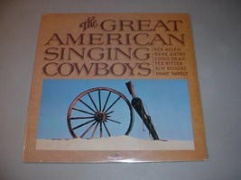 Great American Singing Cowboys Lp Autry, Ritter, Rogers, Wakely, Allen - £14.19 GBP