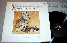 Jimmie Rodgers Lp   The Short But Brilliant Life Of (1963) - £31.93 GBP