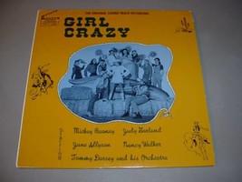 GIRL CRAZY LP - Judy Garland &amp; Mickey Rooney Film Soundtrack - £19.46 GBP