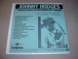 Johnny Hodges Sealed And His Friends At Buckminster Square   Enigma 1051 - £15.88 GBP
