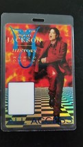MICHAEL JACKSON - ORIGINAL HISTORY 1997 WORLD TOUR LAMINATE BACKSTAGE PASS - $60.00