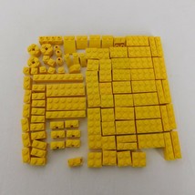 Lot of 98 Lego Yellow Classic Building Blocks Various Sizes ALL LEGO Washed - £11.60 GBP