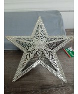 Shiney Gold Holiday Star Wall Decor By Christmas House-Brand New-SHIPS N... - £10.48 GBP