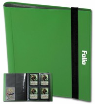 BCW Folio 4-Pocket Album (Holds 160 Card) - Green - £7.40 GBP