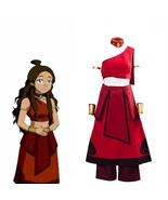 Avatar: The Last Airbender Fire Nation Katara Outfit Cosplay Costume Hal... - $70.00