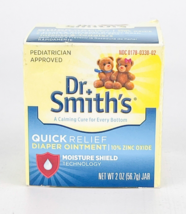 Dr Smiths Quick Relief Diaper Rash Ointment 2 Oz Discontinued New in Box - $43.49