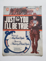 Just For You I&#39;ll Be True 1918 Great WW1 Graphics Doughboy Van Dyke Publishing - £12.72 GBP
