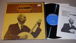 Archibald A.L. Camp Lp &amp; Booklet Plays The Banjo   Folkways Fg 3525 (1965) - £48.16 GBP