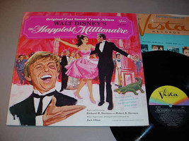 Happiest Millionaire Lp Walt Disney Film Soundtrack   Vista Bv 5001 (1967) - £13.96 GBP