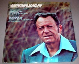 Jimmie Davis Sealed Lp   Greatest Hits Volume 2 - £14.03 GBP
