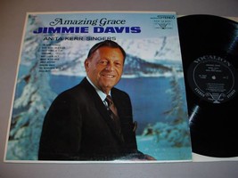 Jimmie Davis &amp; Anita Kerr Singers Lp Amazing Grace   Vocalion Vl 73863 - £10.61 GBP