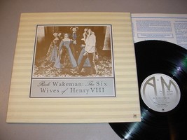 Rick Wakeman Lp Import Six Wives Of Henry Viii   Uk Press A&amp;M Amlh 64361 - £19.78 GBP