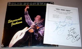 Stonewall Jackson Lp + Signed Autograph   Solid Stonewall (1982) - £23.94 GBP