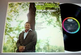 Ferlin Husky Lp   Capitol St115 White Fences And Evergreen Trees (1968) - £20.00 GBP