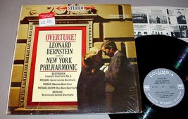 Leonard Bernstein Ny Philharmonic Lp   Columbia Ms6223 Overture! - £12.58 GBP