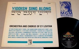 Yiddish Sing Along Lp   Cy Levitan Orchestra &amp; Chorus - $14.75