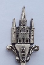 Collector Souvenir Spoon USA Louisiana New Orleans St. Louis Cathedral Gish - $14.99