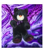 Vintage Wishpets Plush Halloween Black Cat Dracula Collar Fitzgerald 200... - €10,53 EUR